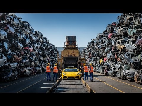Inside a Modern Auto Recycling Factory – Step by Step