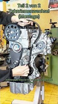 Zahnriemenwechsel Teil 2 VW/AUDI/SKODA CRB 2,0TDI-Motor #kfz #automobile #mechanik #vw #skoda #audi