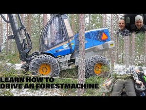 How To Operate A Forest Machine (w. subs)