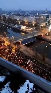Things the corporate media will never show you: Thousands and thousands of people march in the streets of Vienna, Austria in protest of mandatory vaccinations and tyrannical lockdowns. #RESIST | Young Americans for Liberty