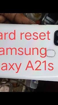 Samsung Galaxy A21s A217 - Reset via recovery mode// Samsung galaxy a21s hard reset forgot password