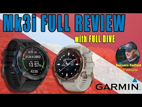 Garmin Descent Mk3i Dive Computer Review FULL DIVE WITH DECO!