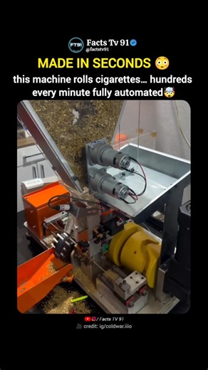 How Cigarettes Are Made So Fast 🚬