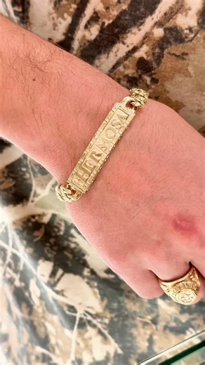 3 comments | @joe_hermosa came in requesting custom letters on his bracelet… and the results speak for themselves  #CustomJewelry #PersonalizedJewelry #CustomBracelet #Handcrafted #JewelryDetails LuxuryJewelry MensJewelry AustinTX DelitzelJewelry MadeToOrder | Joyeria Delitzel | Facebook