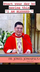 I AM BLESSED 🙏 #gospelreflection #homily #Homilia #homilynifather #frjowelgatus #fbreelsvideo #fbpost | Tita Bacaron Tambalo