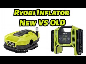 Ryobi NEW Inflator VS OLD #faceoff #diy #power #tireinflator #roadside #electric #homedepot #life