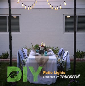 17K views · 178 reactions | Labor Day is right around the corner!  Host the ultimate outdoor party by hanging these sparkly, DIY lights in your backyard. | TruGreen | Facebook
