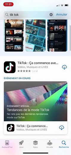 Installer TikTok sur iPhone