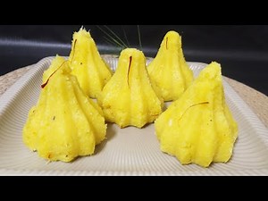 Coconut Modak Recipe|How to make kesar coconut modak