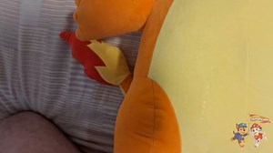 Let's feel how hot it is inside my stuffed Charmander. 'Holeplay Charmander and Pikachu' part 1#Plushophilia #Plushophile #Plushlife#Plushlover