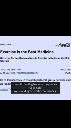 Coco-cola : "Exercise is medicine"