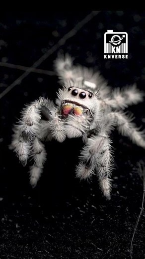 Cutest Jumping Spider Ever 🕷️💖 #shorts