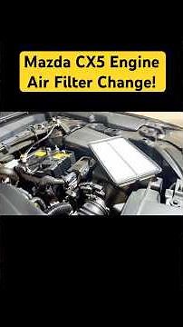 How to change the engine air filter on a Mazda CX5!￼