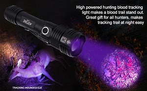 Watch USB Rechargeable blood tracking light deer whitetail hunting on Amazon Live