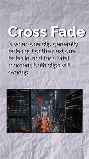 Crossfade Transition Explained And When to Use It
