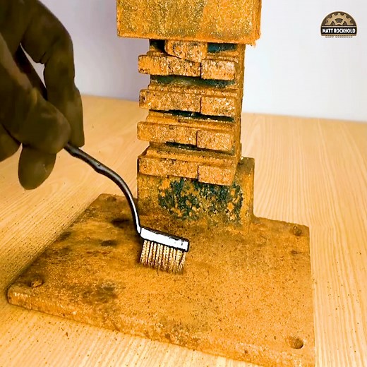 Antique Rusty 'Aluminum Cutter Die' Machine Restoration #Restoration #AntiqueTools | Matt Rockhold