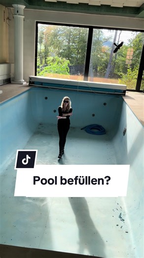 Pool einfach mal befüllen und reinspringen?