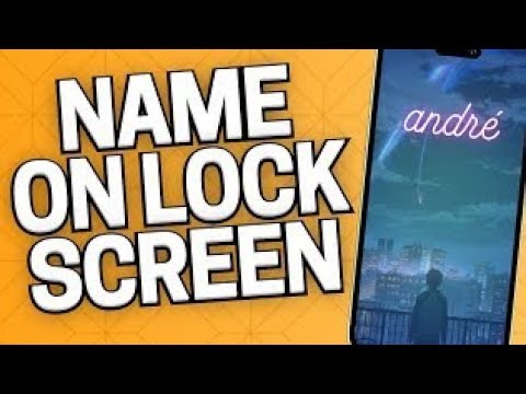 How to Add Your Name to Android Lock Screen #screenlock #android #name#