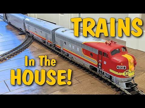 Big Model Trains Everywhere: A House Transformed into a Miniature Railroad!