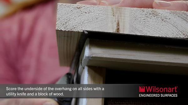 Wilsonart 5 ft. x 12 ft. Laminate Sheet in RE-COVER Light Oak Ply with Premium Gloss Line Finish 8202K2873560144