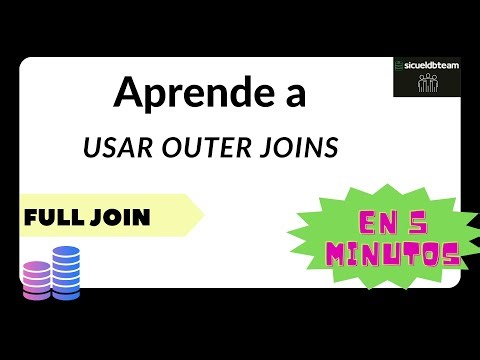 Aprende a usar los full join en SQL