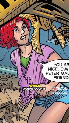 Peter Parker Finally met with Aunt May after years in space...#comics #spiderman