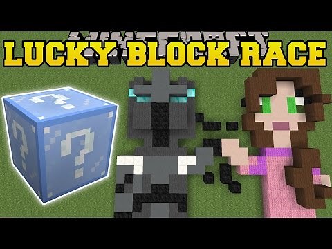 Minecraft: EPIC PIXEL ART LUCKY BLOCK RACE - Lucky Block Mod - Modded Mini-Game