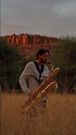 Playing baritone in the savannah = best feeling ever 🐘 My new album ROADS vol.3 is out!