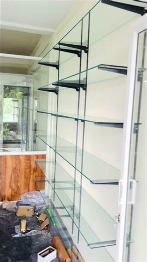 ￼ Aluminium work, new model door fitting Glass #works #work #home ￼￼