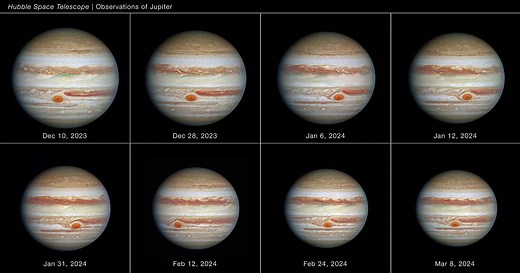 NASA's Hubble Watches Jupiter's Great Red Spot Behave Like a Stress Ball - NASA Science