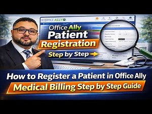Office Ally Patient Registration Step by Step | Medical Billing Practical Tutorial