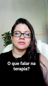 O que falar na terapia?💬💻🧠 #psicologaonline #terapiaonline #saudemental