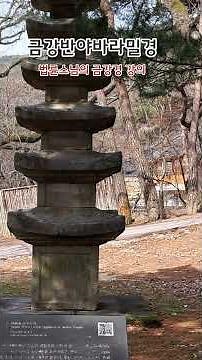 금강경 독송(한글) 제7,8 법륜스님의 금강경 강의