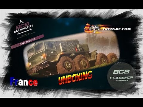 BC8 Mammoth Flagship Version, Cross-RC, 8X8 Scale 1/12, UNBOXING, Check Of The Pieces