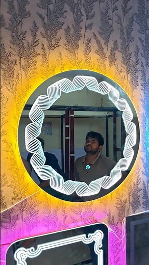 How To Make LED Light Touch Sensor Mirror At Home |Light Wala Seesha Kaise Banaye| zainul Glass art.