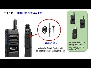 Wave PTX Intelligent VOX PTT using the TLK 110. Contact on +91 9930909809