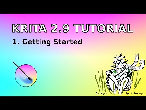 Krita 2.9 Tutorial #1. Getting Started