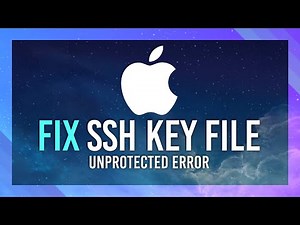 Fix Unprotected Private Key File | Fix Mac/Linux SSH not using Key File