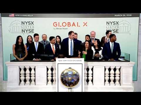 Global X Rings The Closing Bell®