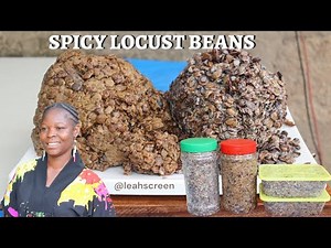 How To Preserve & Store Spicy Locust Beans For A Longer Period !! | African Spices Cooking #cooking