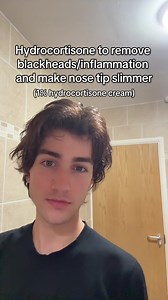 Hydrocortisone Cream for Nose Inflammation & Exfoliation
