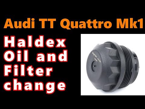 How to change the Haldex oil and filter - Audi TT mk1