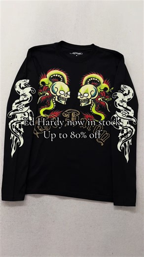 Get free shipping on your first order, selling out quick #y2k #y2kfashion #edhardy #cleancurriculums #edhardyfashion