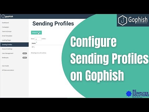 How to Configure Sending Profile in Gophish