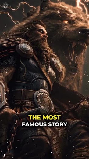 The Sacrifice of Tyr and the Binding of Fenrir The most famous story of Tyr involves the binding of the monstrous wolf Fenrir. The gods feared Fenrir’s growing power and sought a way to restrain him before he could threaten the worlds. #Tyr #Fenrir #NorseMyths