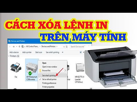 Cách xóa lệnh in trên máy tinh Win 10, 11