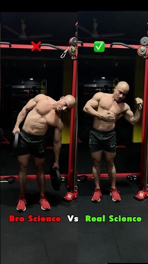 “Bro Science vs Real Science: Correct Side Bend Form for Oblique Growth”#shorts #fitness #gym