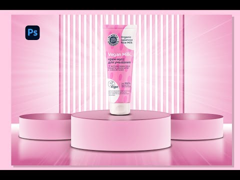 Make Product Manipulation with Modern Stage Design Process Tutorial in Photoshop