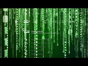 PS3 Dynamic Abstract Green Coding Theme 2 "MATRIX"