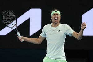 AO MATCH POINT: Alexander Zverev serves out Carlos Alcaraz for first Top 5 win at a major